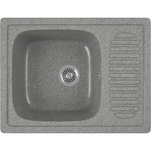 Кухонная мойка GreenStone GRS-13-309 темно-серая, с сифоном коробка для салфеток togas квадратная георг серая