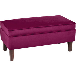 фото Пуф мебельстория барро-3 фиолетовый велюр