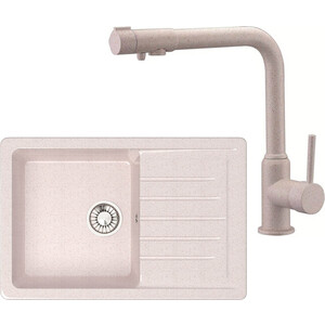 

Кухонная мойка и смеситель Glanz JL-016-33 бежевый (JL-016-33, 13044-4), JL-016-33 бежевый (JL-016-33, 13044-4)