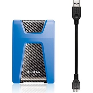 Внешний жесткий диск A-DATA 1TB HD650, 2,5'' , USB 3.1, синий внешний жесткий диск seagate 2tb backup plus slim sthn2000402 2 5” usb 3 0 синий