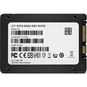 SSD накопитель ADATA 256Gb Ultimate SU750, 2.5'', SATA III, [R/W - 550/520 MB/s] 3D-NAND TLC 256Gb Ultimate SU750, 2.5