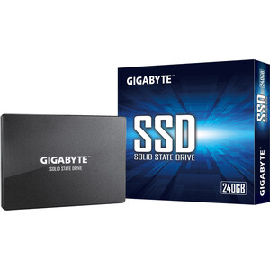 SSD накопитель Gigabyte 240GB 2.5'' SATA III [R/W - 500/420 MB/s] TLC 3D NAND накопитель ssd 128gb amd radeon r5 client 2 5 sata iii [r w 530 445 mb s] tlc 3d nand
