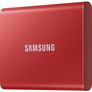 SSD накопитель Samsung 1TB Т7 Portable MU-PC1T0R, V-NAND, USB 3.2 Gen 2 Type-C [R/W - 1000/1050 MB/s] Red