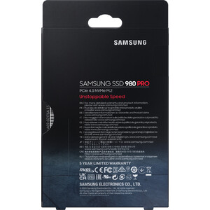 SSD накопитель Samsung 250GB 980 PRO, M.2, PCI-E 4.0 x4, 3D MLC NAND [R/W - 6400/2700 MB/s] 250GB 980 PRO, M.2, PCI-E 4.0 x4, 3D MLC NAND [R/W - 6400/2700 MB/s] - фото 3