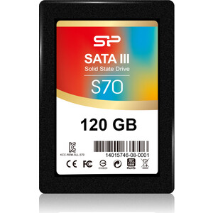 

SSD накопитель Silicon Power 120GB S70, 2.5'', SATA III [R/W - 520/490 MB/s] MLC, 120GB S70, 2.5", SATA III [R/W - 520/490 MB/s] MLC