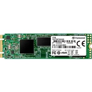 SSD накопитель Transcend 1TB MTS830, M.2 2280, SATA, 3D TLC, with DRAM [R/W - 560/520 MB/s] твердотельный накопитель transcend 960gb m 2 2280 ssd sata3 tlc ts960gmts820s