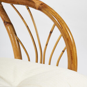 фото Комплект ( диван + 2 кресла + стол со стеклом ) tetchair bogota eco skin с подушками ротанг natural (натуральный)