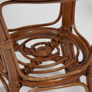 фото Террасный комплект (2 кресла + стол) tetchair bogota с подушками ротанг coco brown (коричневый кокос)