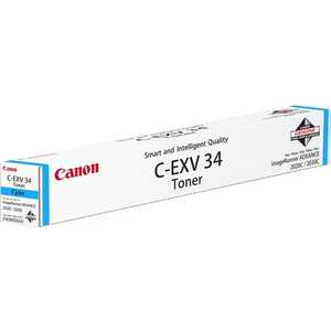 Kартридж Canon Тонер C-EXV 34 cyan (3783B002) тонер для картриджей universal cyan химический q6001a cb541a ce311a cc531a ce321a кан 1кг b