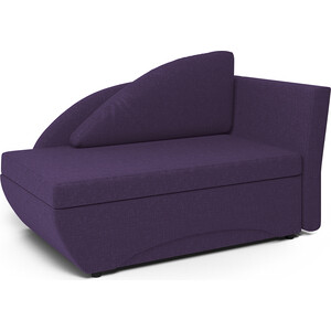 Кушетка Шарм-Дизайн Трио правый рогожка фиолетовый кресло кровать вилли темно серый фиолетовый рогожка