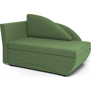 Кушетка Шарм-Дизайн Трио левый рогожка зеленый ткань мебельная 1 м п jasper рогожка 140 см коричнево зеленый