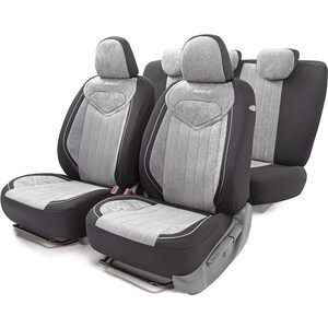 

Авточехлы AUTOPROFI SIGNATURE, материал велюр SGN-1505 BK/GY, SIGNATURE, материал велюр SGN-1505 BK/GY