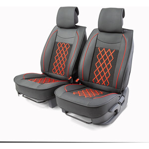 

Накидки на передние сиденья CarPerformance Каркасные , 2 шт., экокожа CUS-2092 BK/RD, Каркасные , 2 шт., экокожа CUS-2092 BK/RD