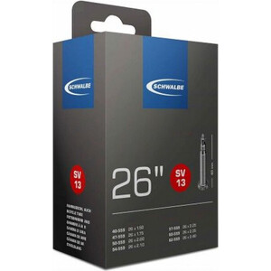 

Велокамера SCHWALBE SV13 40/62-559 26х1.5-2.4 IB 40mm вентиль преста черный 1,5-2,4'', SV13 40/62-559 26х1.5-2.4 IB 40mm вентиль преста черный 1,5-2,4"
