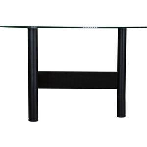 Стол журнальный Мебелик Саут 3С черный, прозрачное (П0004131)