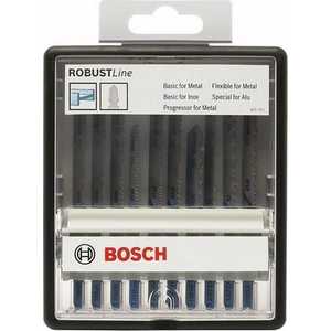 фото Набор пилок для лобзика bosch 10шт по металлу robust line metal expert (2.607.010.541)