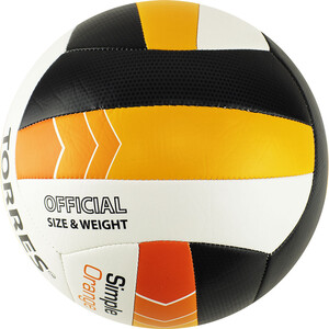 фото Мяч волейбольный torres simple orange v32125, р.5