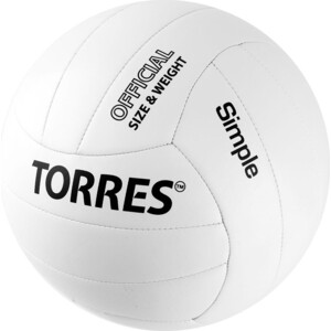 фото Мяч волейбольный torres simple v32105, р.5