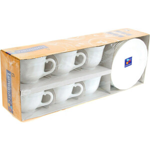 Чайный сервиз 12 предметов Luminarc Trianon 220мл (E8845/14466)