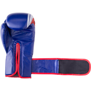 фото Перчатки боксерские green hill knockout bgk-2266, 8 oz, к/з, синий