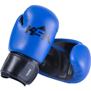 фото Перчатки боксерские ksa spider blue, к/з, 4 oz