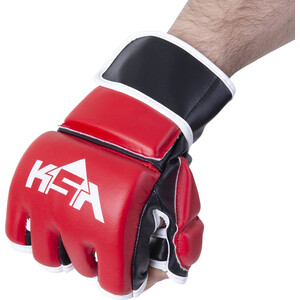 Перчатки для MMA KSA Wasp Red, к/з, S