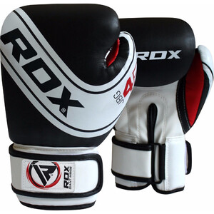 фото Перчатки боксерские rdx kids white/black jbg-4b-4oz, 4 oz, детские