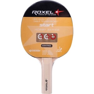 фото Ракетка для настольного тенниса roxel hobby start, прямая