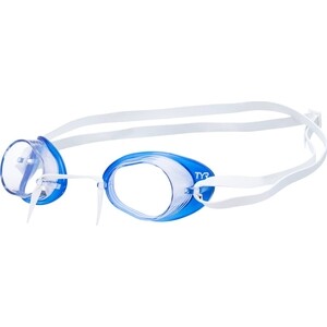 Очки для плавания TYR Socket Rockets 2.0, голубой/белый (LGL2/105)
