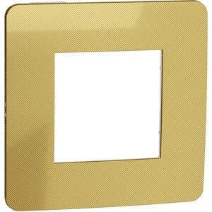 

Рамка Schneider Electric 1-постовая Unica New NU280259, 1-постовая Unica New NU280259