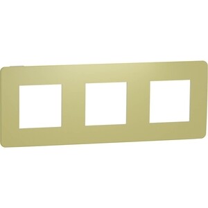 

Рамка Schneider Electric 3-постовая Unica New NU280611, 3-постовая Unica New NU280611