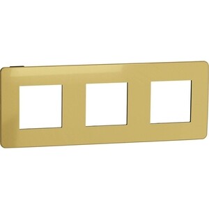 

Рамка Schneider Electric 3-постовая Unica New NU280662, 3-постовая Unica New NU280662