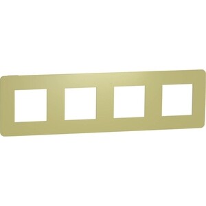 

Рамка Schneider Electric 4-постовая Unica New NU280811, 4-постовая Unica New NU280811