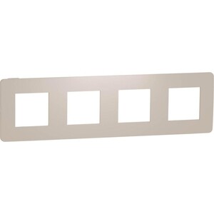 

Рамка Schneider Electric 4-постовая Unica New NU280844, 4-постовая Unica New NU280844