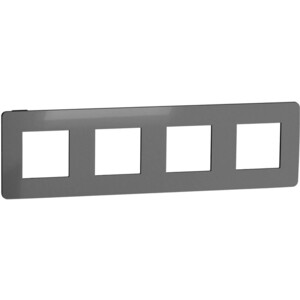 

Рамка Schneider Electric 4-постовая Unica New NU280853, 4-постовая Unica New NU280853