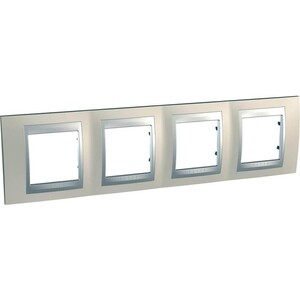 

Рамка Schneider Electric 4-постовая Unica Top MGU66.008.095, 4-постовая Unica Top MGU66.008.095