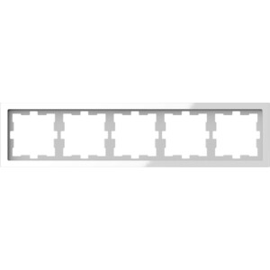 

Рамка Schneider Electric 5-постовая Merten D-Life MTN4050-6520, 5-постовая Merten D-Life MTN4050-6520
