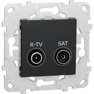 фото Розетка schneider electric r-tv/sat оконечная unica new nu545554