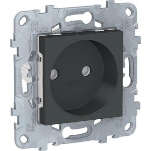 фото Розетка schneider electric unica new б/з со шторками 16a 250v nu503354