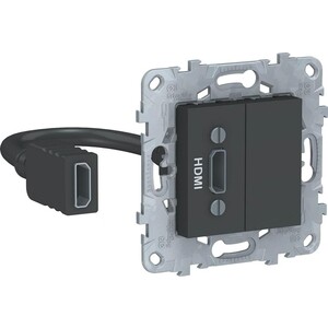 фото Розетка schneider electric компьютерная hdmi unica new nu543054