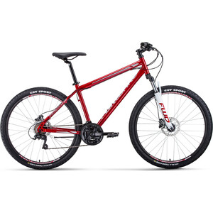 фото Велосипед forward sporting 27.5 3.0 disc (2021) темный/красный 19''