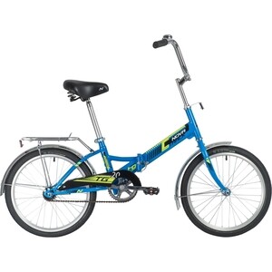 Велосипед NOVATRACK 20 TG20 складной синий - фото 1