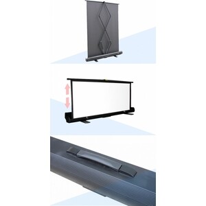 Экран для проектора S'OK Cinema SCPSF-91x122 60'' 4:3 переносной, напольный, ручной, черный корпус