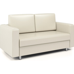 Шарм-Дизайн Диван офисный Бит с подушками беж угловой диван шарм дизайн ария левый серый
