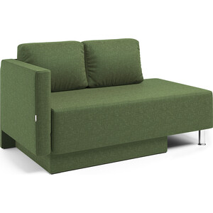 Кушетка Шарм-Дизайн Леон левый зеленая рогожка кресло шарм дизайн евро зеленая рогожка