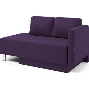 Кушетка Шарм-Дизайн Леон правый фиолетовая рогожка кушетка мебелико грация микровельвет фиолетовый правый