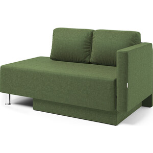 Кушетка Шарм-Дизайн Леон правый зеленая рогожка кресло шарм дизайн евро зеленая рогожка