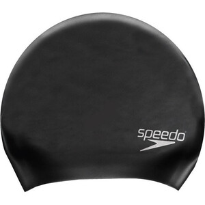 фото Шапочка для плавания speedo long hair cap арт. 8-061680001, черный, силикон