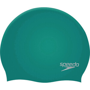 фото Шапочка для плавания speedo plain molded silicone cap арт. 8-70984c847, зеленый, силикон