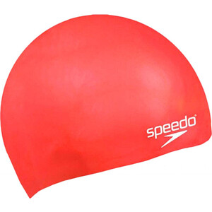 фото Шапочка для плавания speedo molded silicone cap jr арт. 8-709900004, красный, силикон